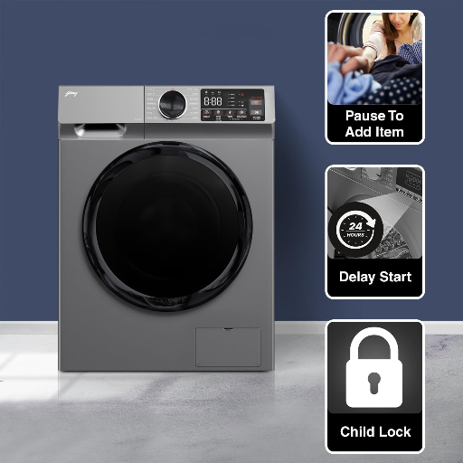 Godrej 8 Kg 5 Star, With AI Tech, Digi Inverter Fully-Automatic Front Load Washing Machine (2024 Model, WFEON CEL 8014 IEBT SLSR-https://media.vyaparify.com/vcards/products/359321/product_1758356261_68ce63255eda3.png Image