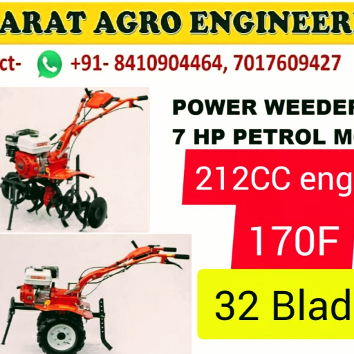  Power Weeder 7 Hp petrol model BHARAT AGRO ENGINEERING CITY SEOHARA BINNOT NEAR BANDHAN BANQUET HALL  BINNOT NEAR BANDHAN BANQUET HALL
