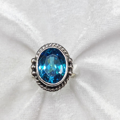 Blue CZ Ring, Sterling Silver Ring-https://media.vyaparify.com/vcards/products/367864/product_1759219890_68db90b2218b4.png Image