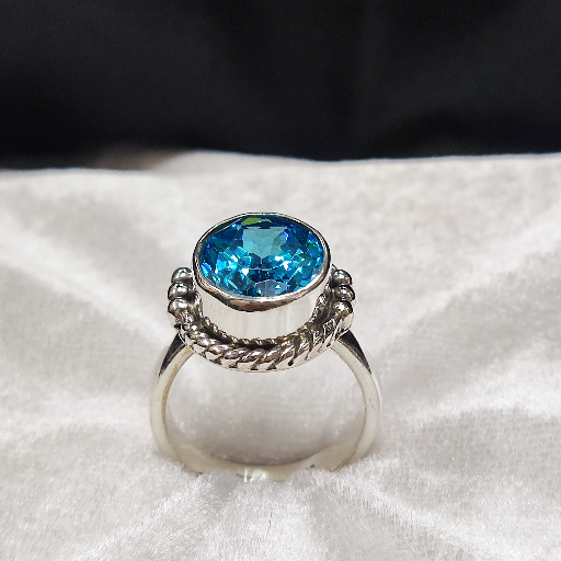 Blue CZ Ring, Sterling Silver Ring-https://media.vyaparify.com/vcards/products/367865/product_1759219890_68db90b253ece.png Image