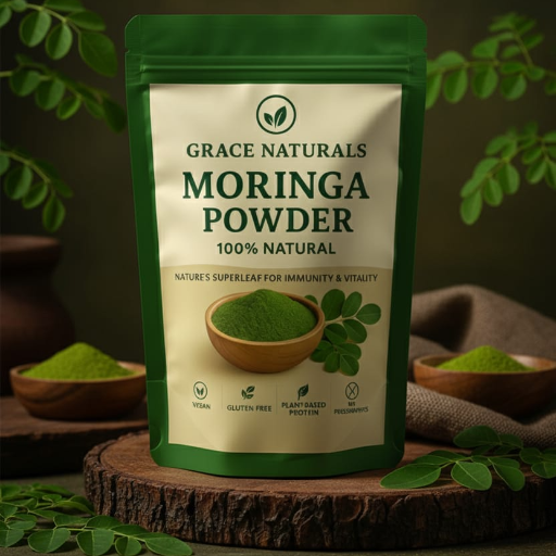  Organic Moringa Powder GRACE NATURALS 939 CHRISTIAN STREET NEAR BANK OF INDIA KUNJRAO KUNJRAO LANDMARK Near Bank Of India