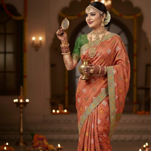  Karwachouth Special Gujrati Saree SATYA SHREE FASHION SUBHASH MARG SHAMGARH, SHAMGARH, Madhya Pradesh, 458883