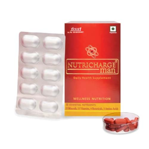  Nutricharge Man (30Tab) RAVI PUC RCM 17 MPR ROADSUBHAS MARKETZONE 02 SECTOR 11 WARD NO 31 KHURSIPAR BHILAI