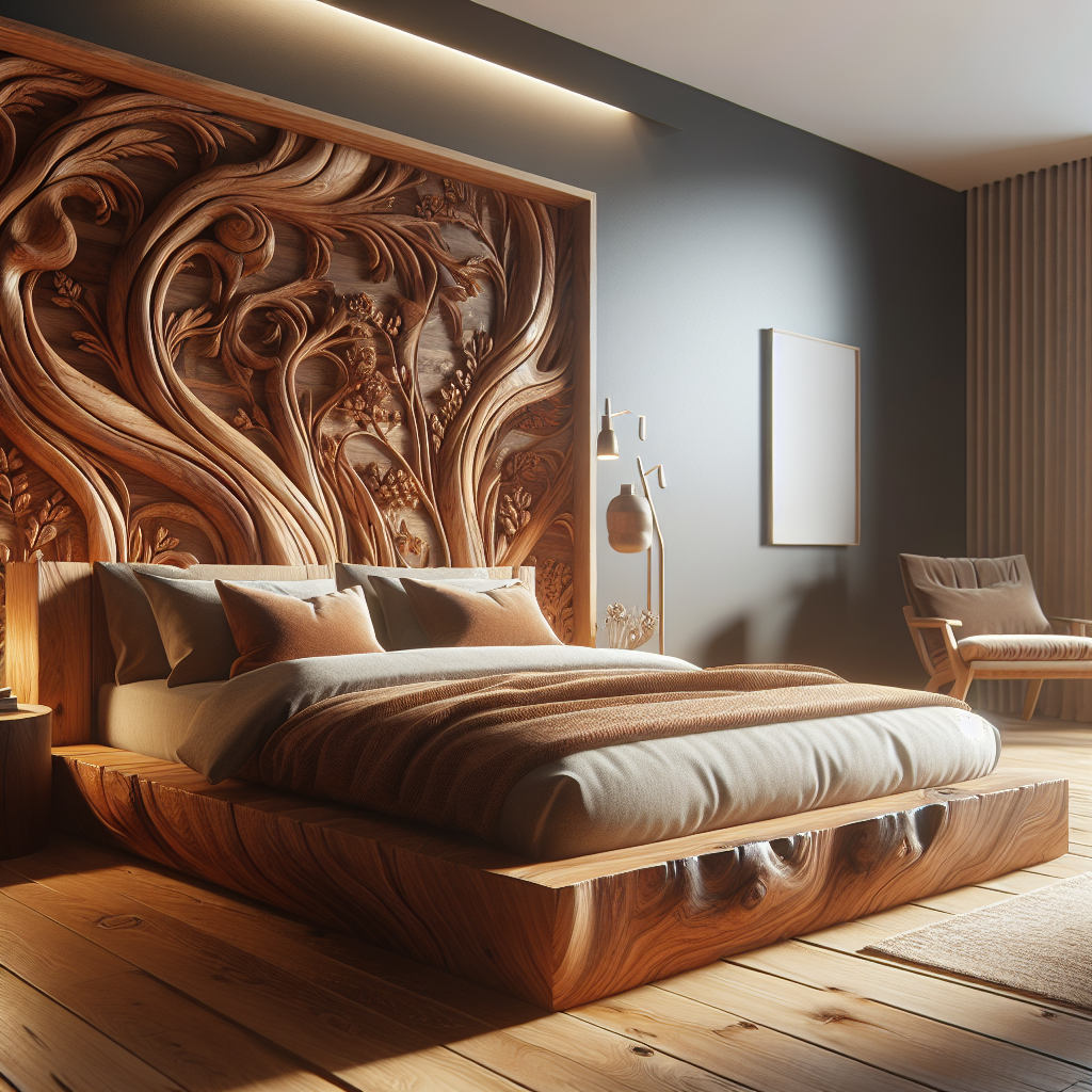  Wooden bed natural ROYAL KING FURNITURE Uncher Gajpur Road  Uncher C O Royal  King Furniture LANDMARK Near Vnc Inter College