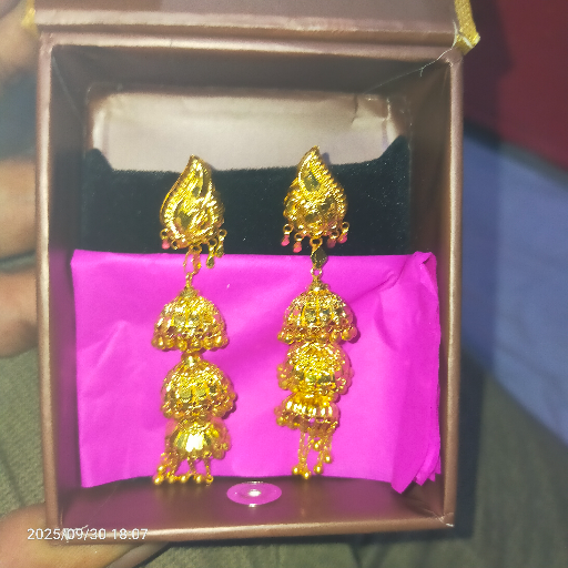  Jhumka MOHANLAL CHANDRAKALI JEWELLERS MOHAN LAL  CHANDRAKAL  Gajrajganj Mugra Bad Life Care Hospital