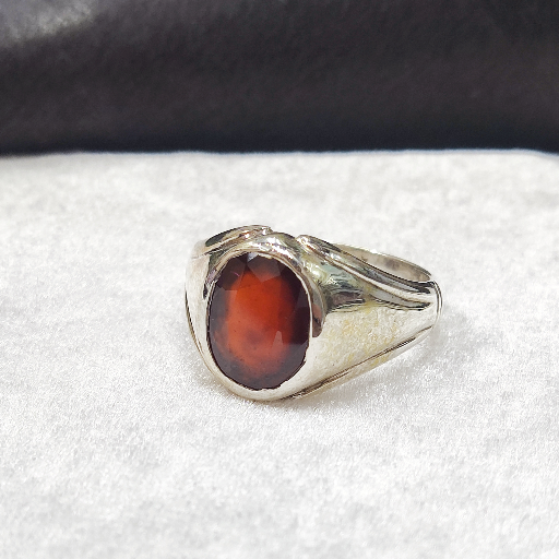 Hessonite (Gomed) Sterling Silver Ring-https://media.vyaparify.com/vcards/products/379911/product_1760169039_68ea0c4f7fbeb.png Image