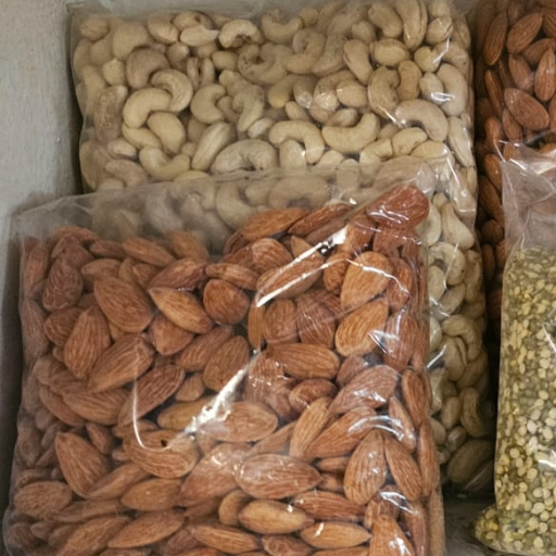  Cashew and almond JAY SHREE BALAJI KIRANA BAJAR 266 Amona Ab Road  Dewas NEAR MY  BALAJI RESTAURANT AND INDICASE ATM KE PASS AMONA DEWAS