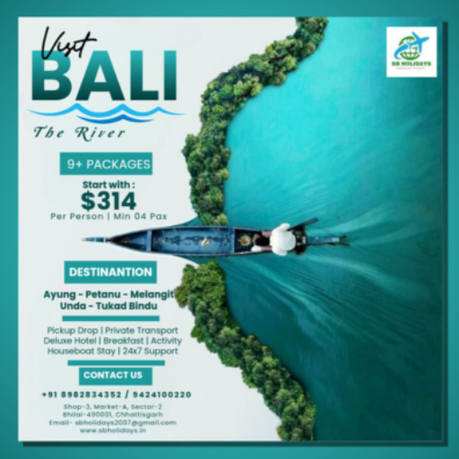  Bali Tour S B TRAVELS AND SERVICES C O S B TRAVELS AND SERVICES SHOP NO 5 A MARKET SECTOR 2 BHILAI