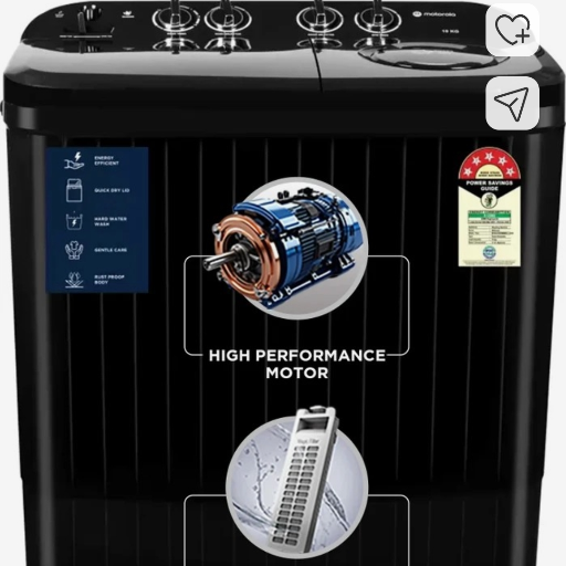  Motorola semi automatic washing machine 10kg STARRISE ELECTRO WORLD W NO 9 OPP RELXOSHOWROOMKATHUA