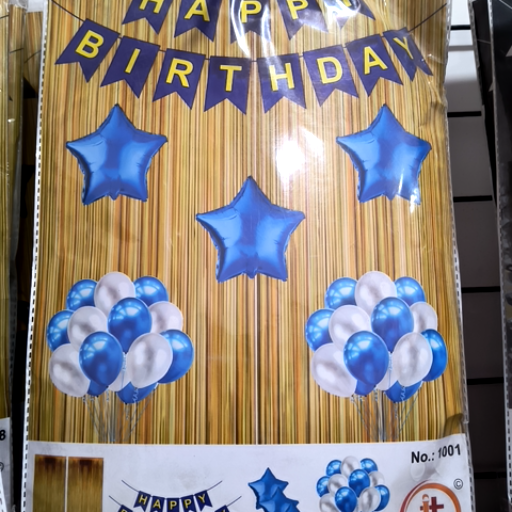  Happy Birthday Combo KANAKA DURGA EVENTS AND PARTY DECORS H NO 4 201 C  BHARATH REDDY  COMPLEX BESIDE TSRTC BUSSTAND KODAD SURYAPET TELANGANA 508206LANDMARK Beside Kodad Bus Stand