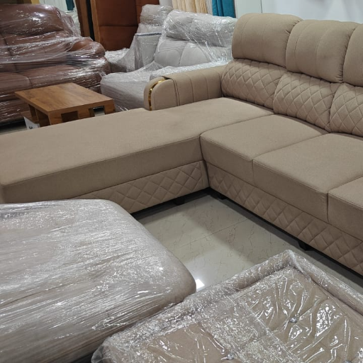  L shape sofa with center table 52000 JASMINE FURNITURE AND FURNISHING Ground FLOOR 14 9 14 10 LOKESH BUILDING NEO TOWN MAIN ROAD MARAGONDAHALLI LAKE, BANGALORE, KARNATAKA