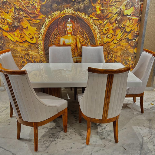  Six seeter dining table JASMINE FURNITURE AND FURNISHING Ground FLOOR 14 9 14 10 LOKESH BUILDING NEO TOWN MAIN ROAD MARAGONDAHALLI LAKE, BANGALORE, KARNATAKA