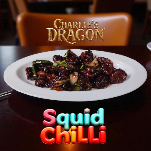  Squid Chilli dry CHARLIES DRAGON 