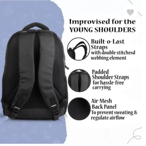 BLACK PANTHER BACKPACK 35L School,Collage, Office, Bag 2Hidden Pocket _P1-https://media.vyaparify.com/vcards/products/392991/product_1761378668_68fc816c0e5f4.png Image
