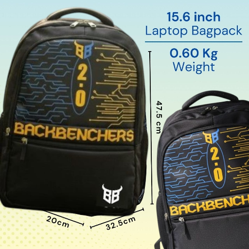 Backbencher 2.O school backpack 2 Hidden pocket-https://media.vyaparify.com/vcards/products/393000/product_1761378703_68fc818fec6ce.png Image