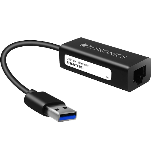  Zebronics Zeb-UTE101 USB to RJ45 Ethernet LAN Adapter, Up to 1000 Mbps, for Windows/Mac/Linux (Black) SRI KRISHNA COMPUTERS SRI  KRISHNACOMPUTERS  SURAMPUDI STREET D No 1 105 Surampudi Near Ramalayam Surampudi Veliage  KRISHNACOMPUTERS  SURAMPUDI STREET D No 1 105 Surampudi Near Ramalayam Surampudi Veliage