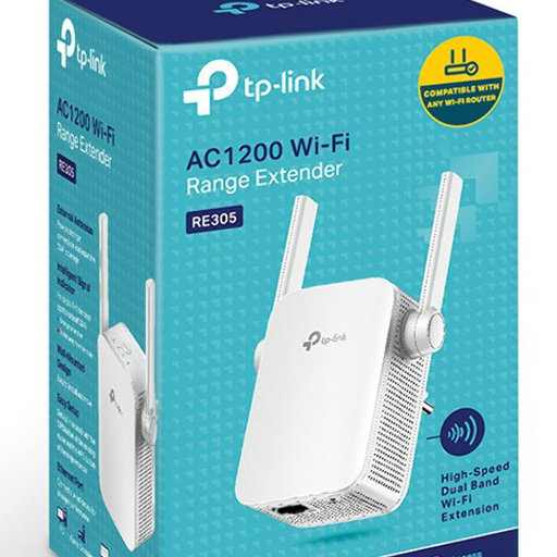 TP-Link | AC1200 WiFi Range Extender | Up to 1200Mbps Speed | Dual Band Wireless Extender, Repeater, Signal Booster, Access Point| Easy Set-Up | Extends...-https://media.vyaparify.com/vcards/products/393511/product_1761500317_68fe5c9d27e73.png Image