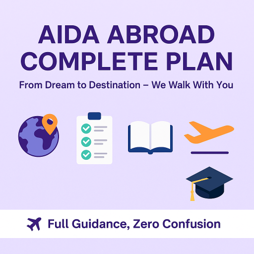  AIDA Abroad Complete Plan (Premium Package) AIDA ACADEMY OF EXCELLENCE 45, NCL North Avenue, Ruby Block, Kompally-Suchitra Road
