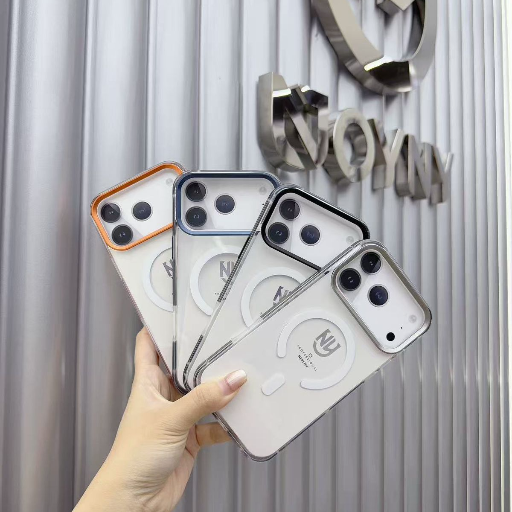 Iphone 17 pro Max silver Njoyny steel side with same phone color case-https://media.vyaparify.com/vcards/products/398821/product_1762021500_6906507c7d4d5.png Image