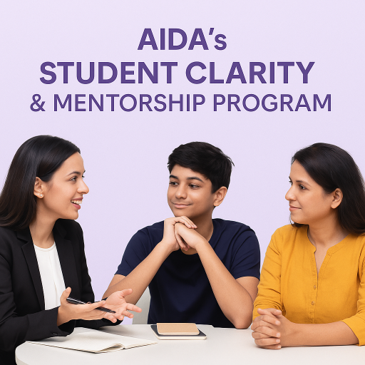  AIDA’s Student Clarity & Mentorship Program AIDA ACADEMY OF EXCELLENCE 45, NCL North Avenue, Ruby Block, Kompally-Suchitra Road