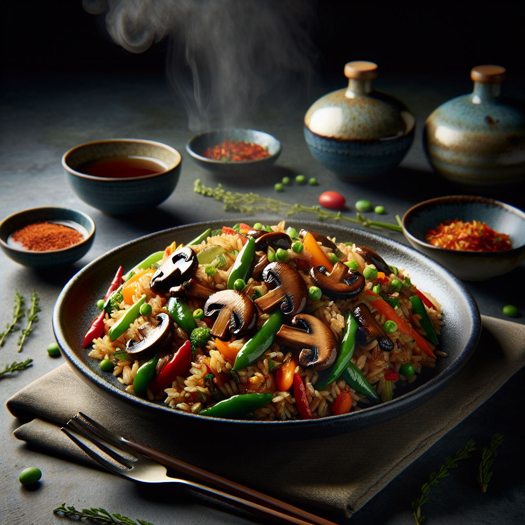  Mushroom schezwan fried rice SURESH VALASANGAD Brundavan Chats  And Fast Food  Musipal Ground Road LANDMARK Bear By Opposite Munsipal Ground Haveri