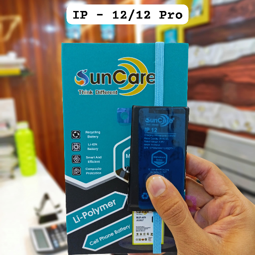  SUNCARE MOBILE BATTERY IPHONE 12 VINAYAK MARKETING SHOP NO A 206 1STFLOOR PRATIK ARCEDNR MOTIWALA PURFUME BHAGATALAO