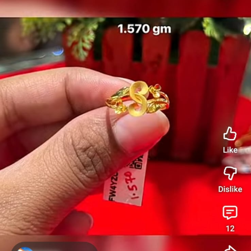  Gold ring STAR GOLD JEWELLERS BANKRA BATTALA  BANKRA GROUND  FLOOR NIHARIKA SHOPING COMPLEX BANKRA DOMJUR OPPOSITE ASHA MARKET