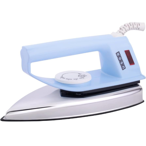 USHA EI 4175-M 750W ULTRA LIGHT WEIGHT ELECTRIC IRON WITH NON STICK PTFE COATED-https://media.vyaparify.com/vcards/products/410685/product_1763033766_6915c2a6deca9.png Image