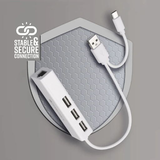 Zeb TA200UR Multiport Hub USB x 3 / RJ45 x 1 ports-https://media.vyaparify.com/vcards/products/412050/product_1763111812_6916f38456b3d.png Image