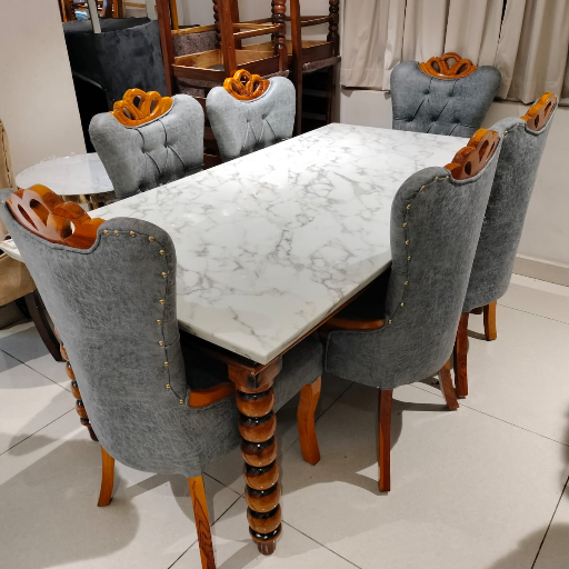 6 chair marbel daining tebbel-https://media.vyaparify.com/vcards/products/413052/product_1763133674_691748eab60f8.png Image
