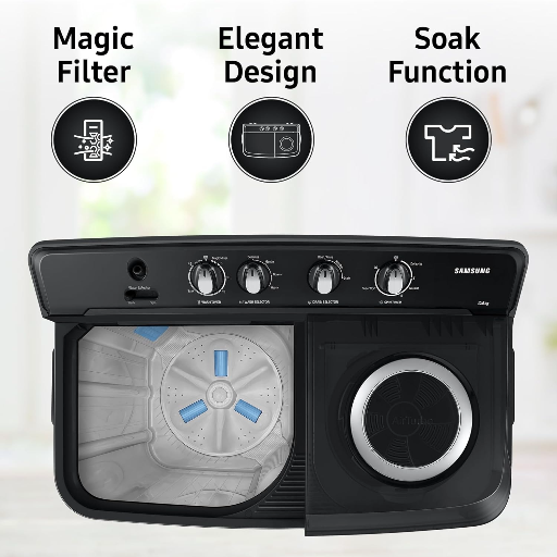 Samsung semi automatic washing machine WT11A4260GD - Image 4