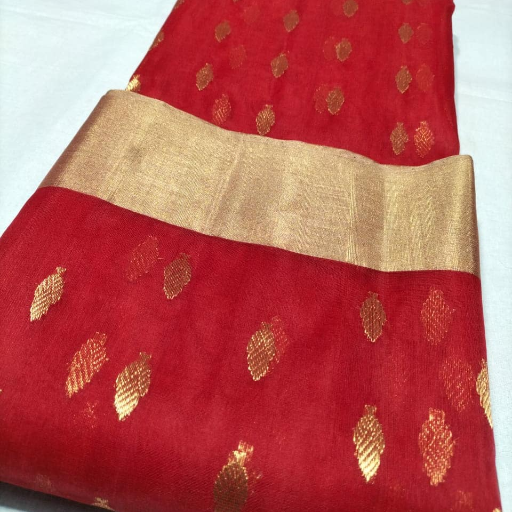  Chanderi Handloom saree MAA VASTRALYA AND READY MADE CENTER PAKWA INAR INFRONTOF SHIV TEMPLEKUSHINAGAR