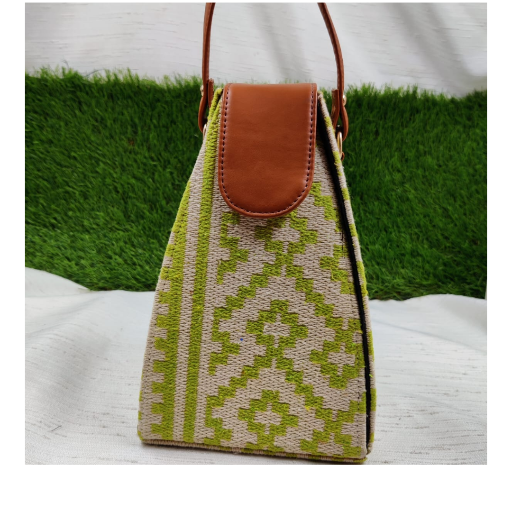 Jacquard Potli Bag | Designer Round Potli with Leatherette Belt | Azzraa World-https://media.vyaparify.com/vcards/products/424449/product_1763806970_69218efacc49c.png Image