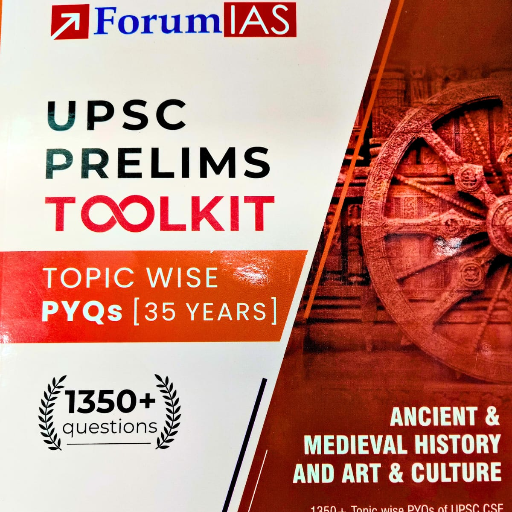  Forum IAS UPSC Prelims Toolkit Topic-Wise PYQs (35 Years),Ancient &Medieval History And Art & Culture TIRUPATI BOOK CENTRE UNIT 2 S P N3OLDRAJINDER NAGARNEAR KAROL BAGH METRO GATE NO 7