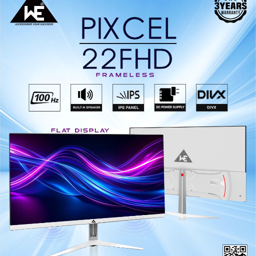 WE MONITOR PIXELS 22 FHD WHITE SPK (3 YEARS WARRANTY)-https://media.vyaparify.com/vcards/products/426246/product_1764003277_69248dcd56562.png Image
