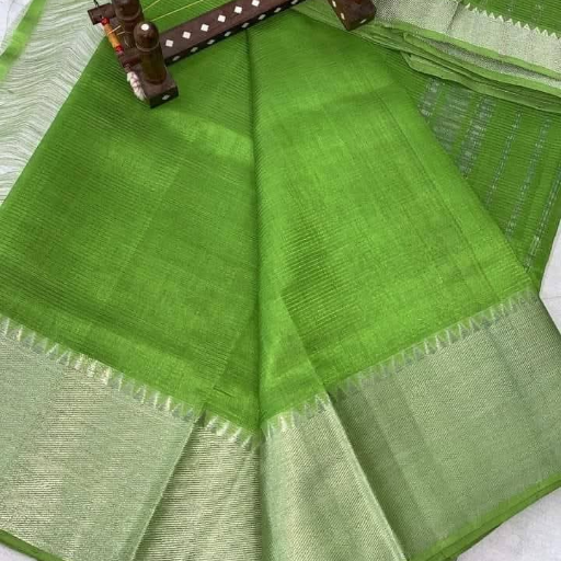 Mangalagiri Cotton silk saree - Image 1