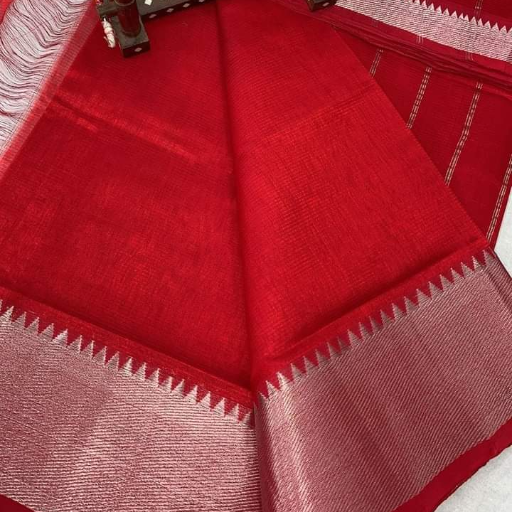 Mangalagiri Cotton silk saree - Image 4
