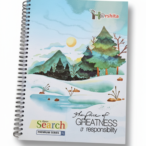 HARSHITA A-4 SPYRIL REGISTER 290 pages- Mrp150 -  - Buy Online at SHUBHDEEP STATIONERY