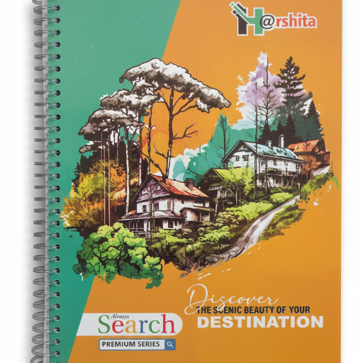 HARSHITA A-4 SPYRIL REGISTER 350 pages - MRP 200 - Image 1