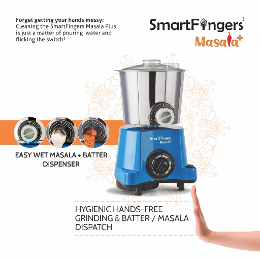 SmartFingers Masala + Table Top Masala Wet Grinder - Image 1