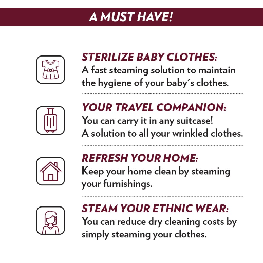 Borosil Garment Steamer GS02, 1600W - Image 3