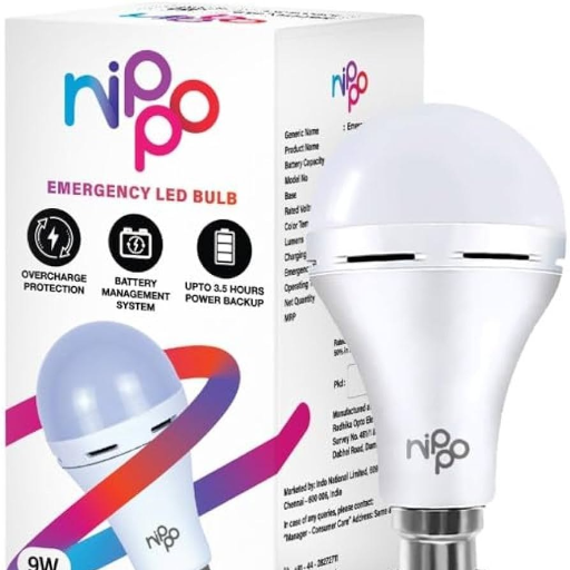CHARGING LED BULB 9 WAT -  - Buy Online at MAA MOBILE AND ELECTRONICS SHOP