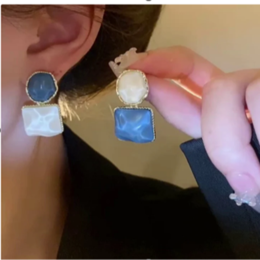 Blue Water Earring- Party Wear Mix & Match