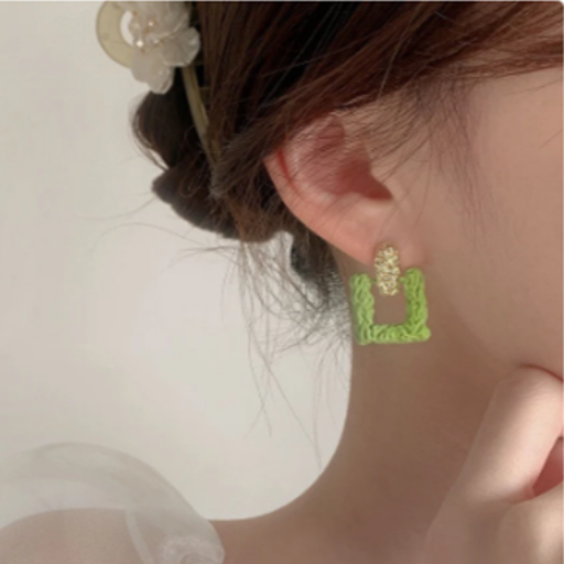 Green Light weight Party Wear earring