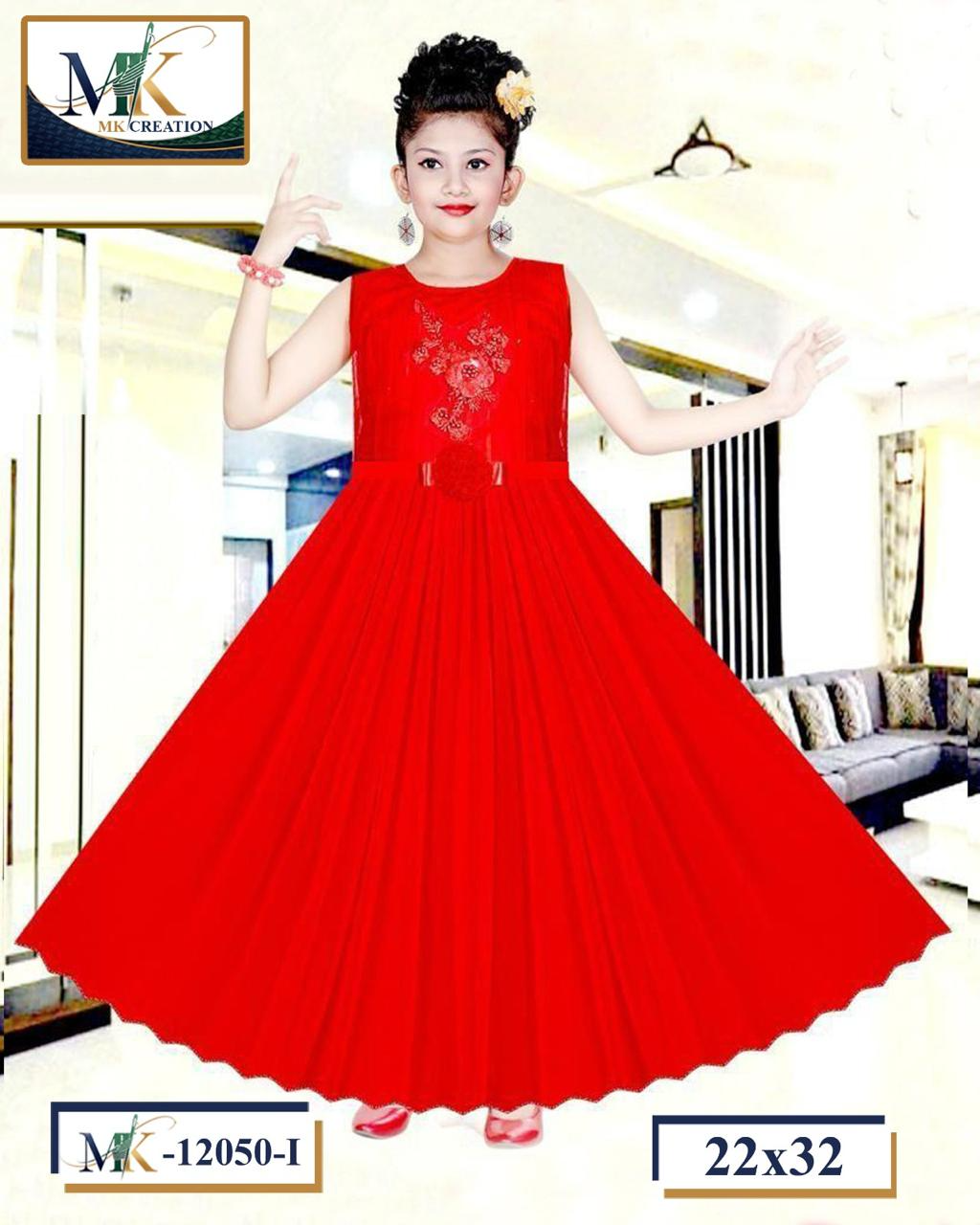  MK Creation Red Kids' Gown FASHION HOUSE NX Shop No. 06, Gupta Bhuvan, Opp. Mulund Railway Station, Mulund West, Mumbai - 400 080