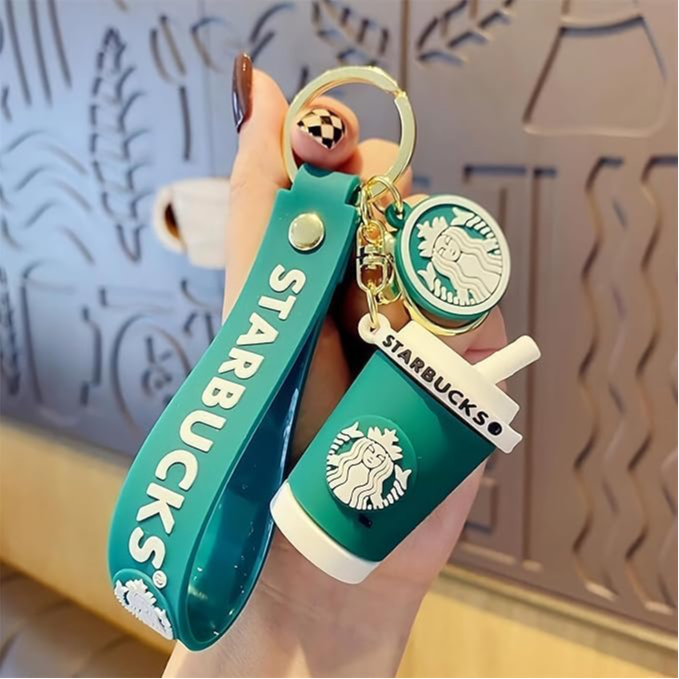 Starbucks Keychain for Girls Boys in Shahjahanpur: Cute Silicon Accessory - Image 1