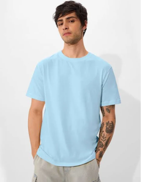  Men's T-Shirt in Vijay Nagar Indore - Soft Cotton Crew Neck for Casual Comfort Novelty Super Store Vijay Nagar, Indore, Madhya Pradesh 452010, India