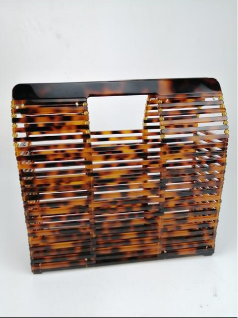  Acrylic Handbag in Nagina: Stylish Tortoiseshell Design NOBEL HANDICRAFTS 1 NAGINA, Nagina, Uttar Pradesh, 246762