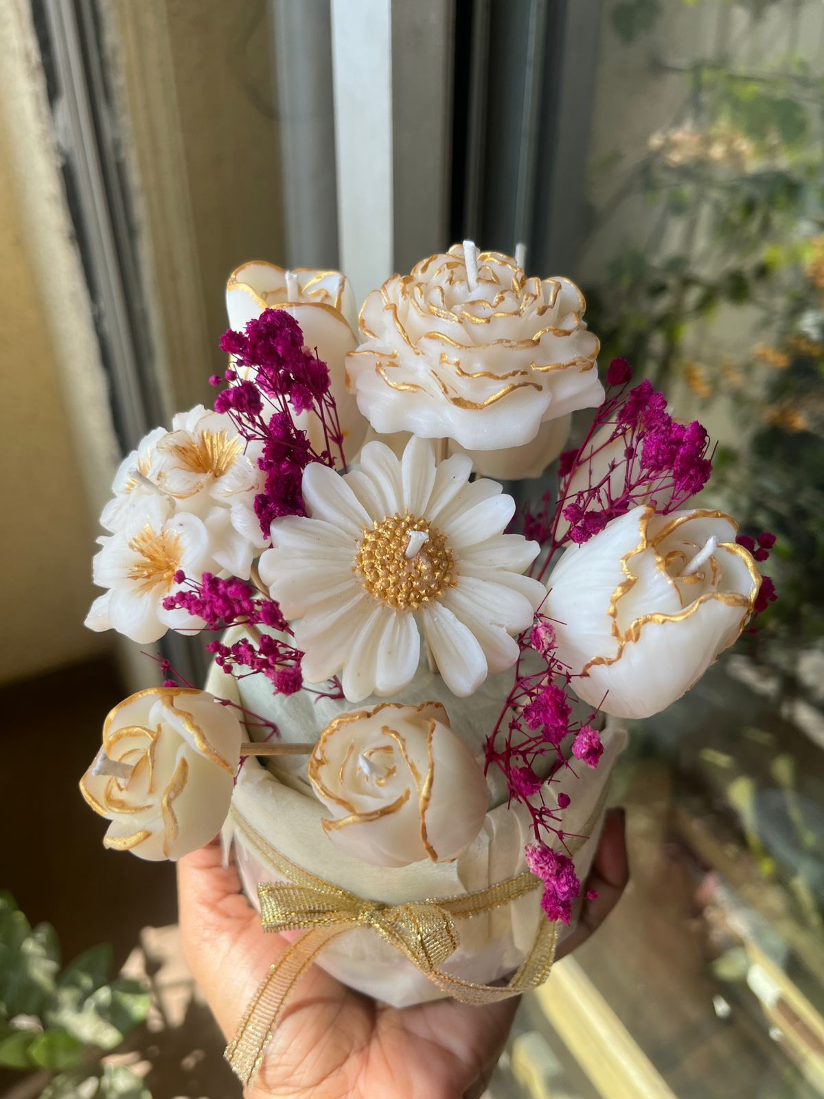  Floral Bouquet Scented Candle Arrangement in Vijay Nagar Indore - Aromatic Home Decor Novelty Super Store Vijay Nagar, Indore, Madhya Pradesh 452010, India