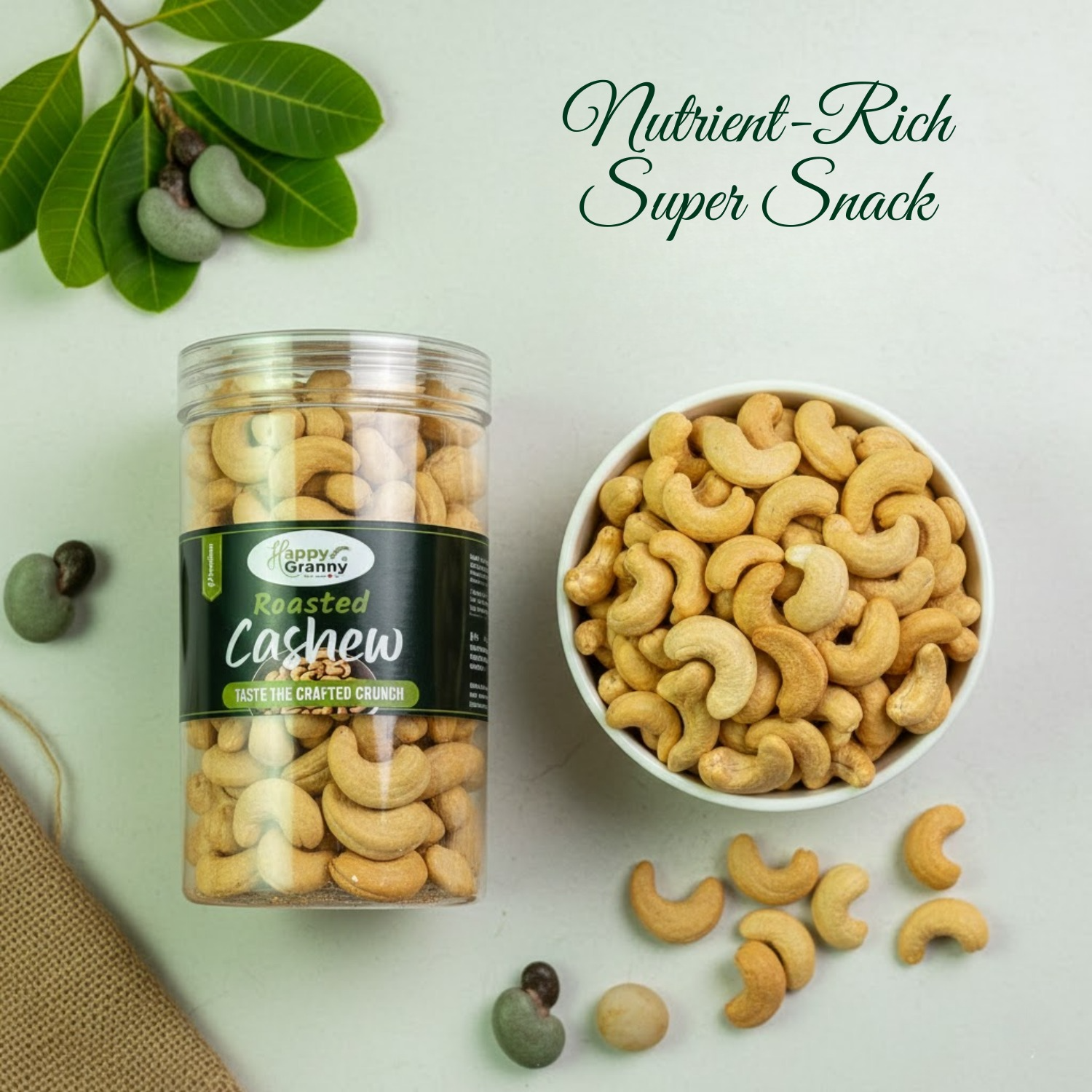 Happy Granny Roasted Cashews in Ghaziabad: Perfect Snacking Option - Image 1